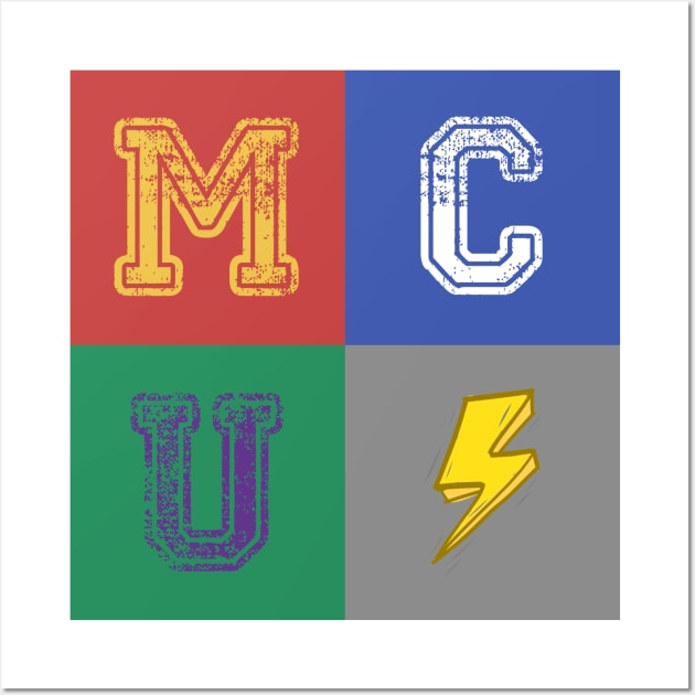 Old School MCUniversity Logo Wall Art by Marvel Cinematic University